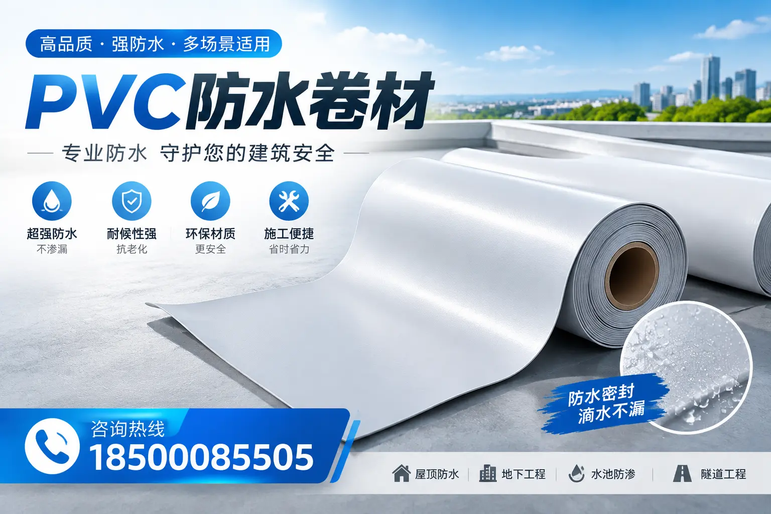 PVC防水卷材的市场竞争分析,盐城品牌选择参考
